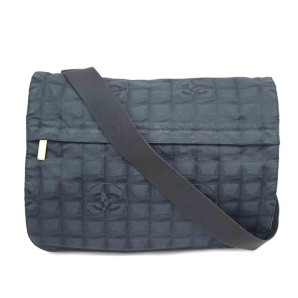 CHANEL | Bags | Chanel Line Messenger Bag Black | Poshmark